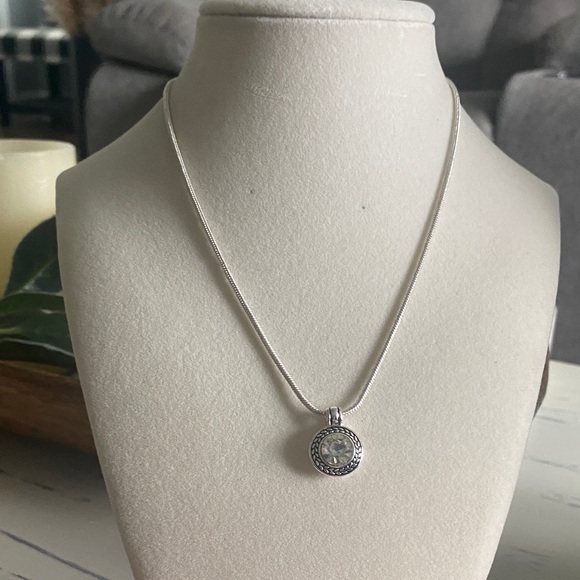 Napier Jewelry - Napier Silver CZ Pendant Necklace